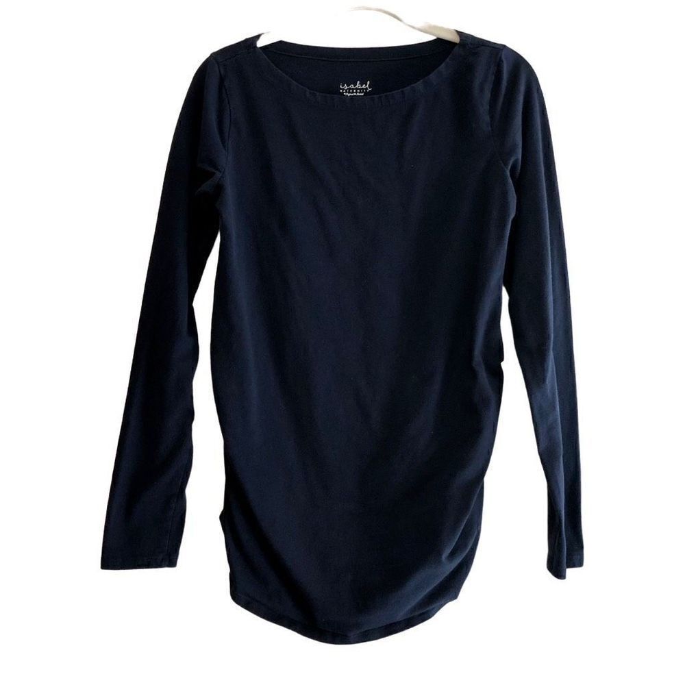 Isabel Maternity Women’s Blue Long Sleeve Top Small